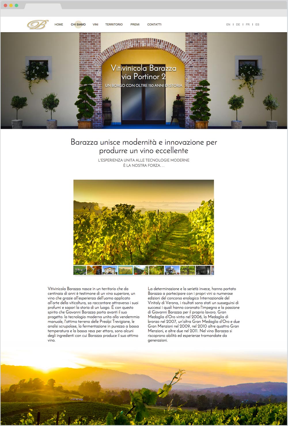 Progetto Vitivinicola Barazza